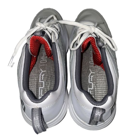 Footjoy FJ Fury Spiked 51100 White Grey Mesh Leather Golf Shoe Men 8W Wide main image 8